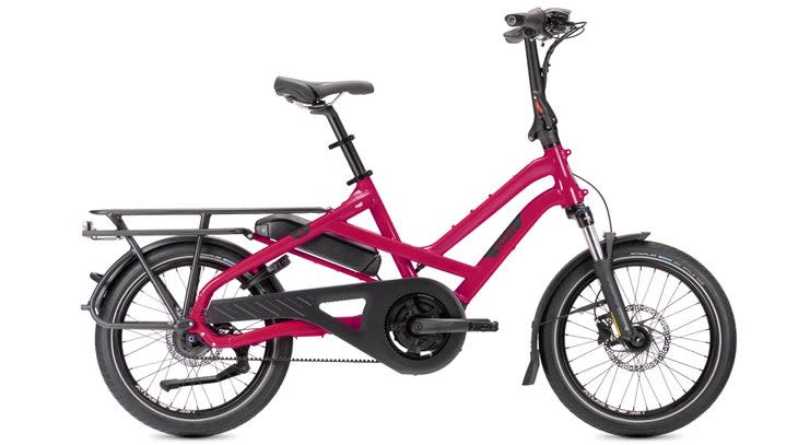 Tern HSD P5i dragonfruit cargo bike -