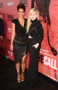 <p>Berry and Abigail Breslin reunite on the red carpet of the Hollywood premiere. The co-stars previously worked on the Garry Marshall film <em>New Year’s Eve</em>, although they never shared screen time.<br> (Photo: Getty Images) </p>