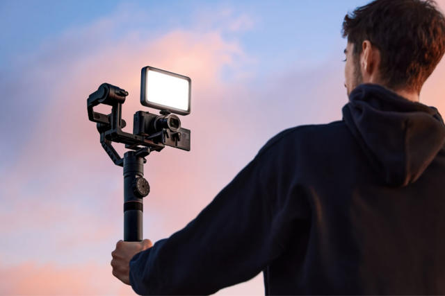 Elgato's Key Light Mini provides vlogger-friendly lighting on the road