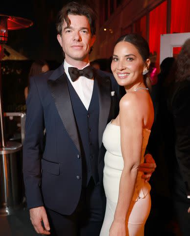 <p>Matt Winkelmeyer/VF24/WireImage for Vanity Fair</p> John Mulaney and Olivia Munn