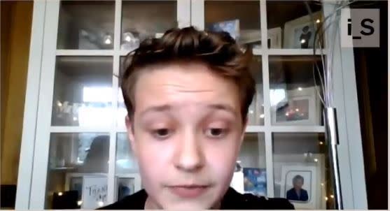 13-year-old Zach Graham told the Independent Sage panel 'I feel nothing but despair' (Independent Sage)