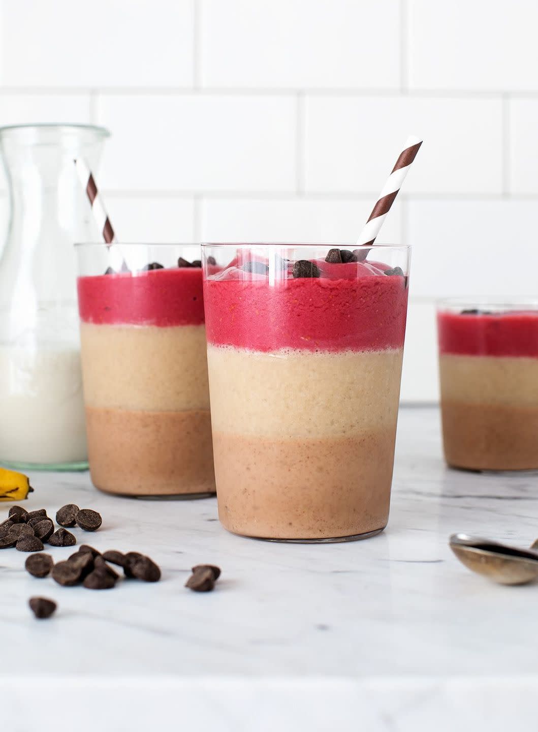 love and lemons three layer fruit smoothie