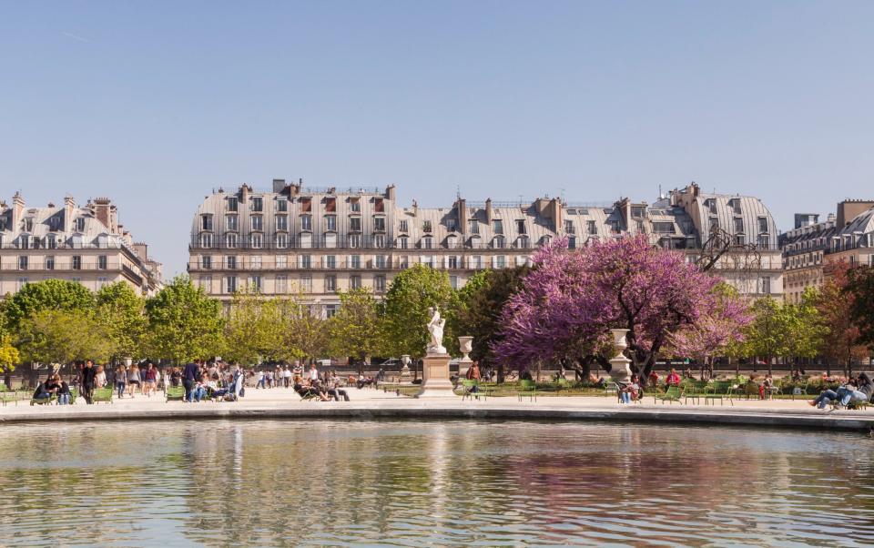 Jardin des Tuileries in Paris, France