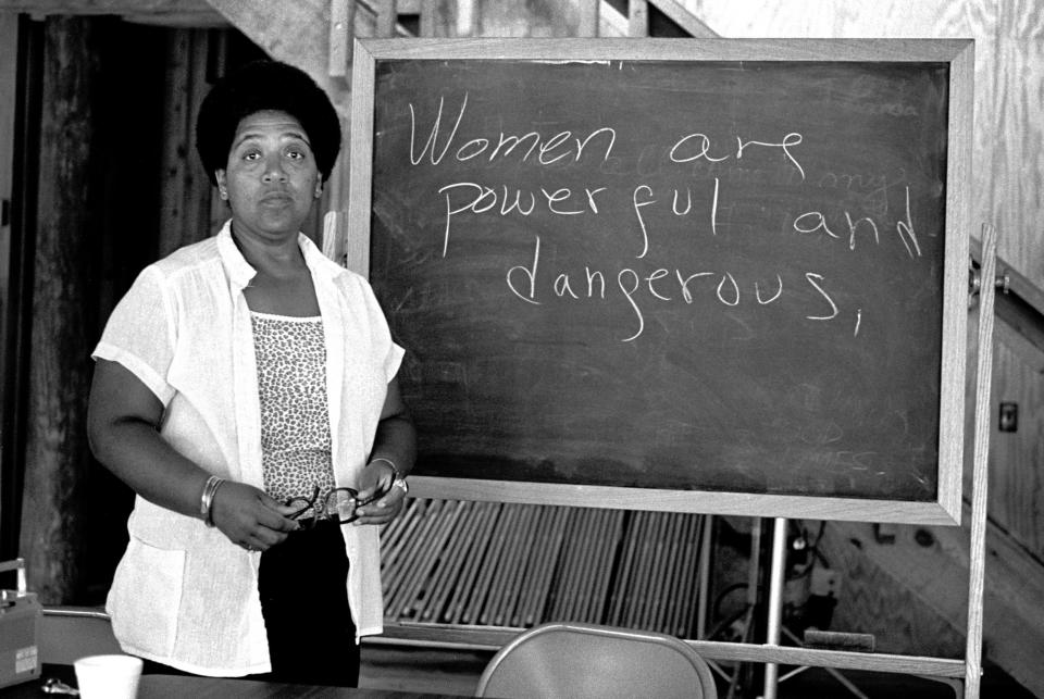 This <a href="http://www.biography.com/people/audre-lorde-214108" target="_blank">Caribbean-American writer</a> and activist was a&nbsp;self-described &ldquo;black, lesbian, mother, warrior and poet." She empowered her readers with her moving poetry often tackling the injustices of racism, sexism and homophobia. She's known for her poetry and memoirs such as,&nbsp;<i>From a Land Where Other People Live,</i>&nbsp;<i>The Black Unicorn</i>&nbsp;and&nbsp;<i>A Burst of Light.&nbsp;</i>