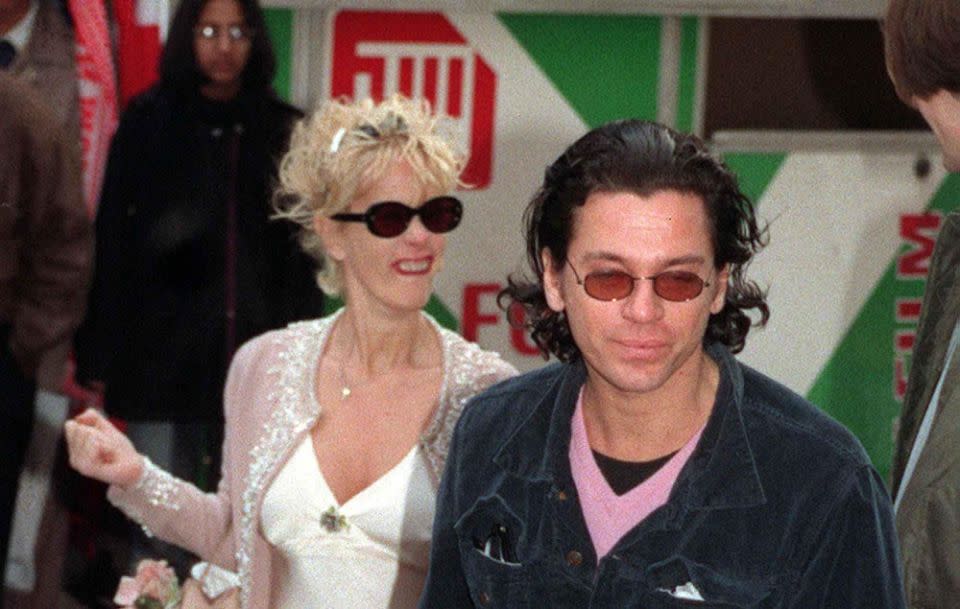 Michael had one daughter with the late Paula Yates. They are pictured here together in 1996. Source: Getty