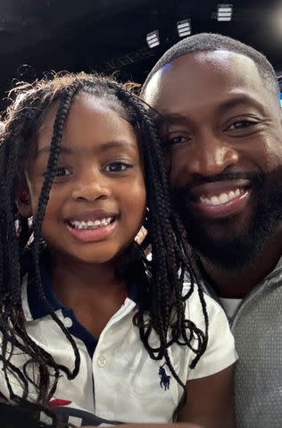 <p>Dwyane Wade/Instagram</p> Dwyane Wade and daughter Kaavia