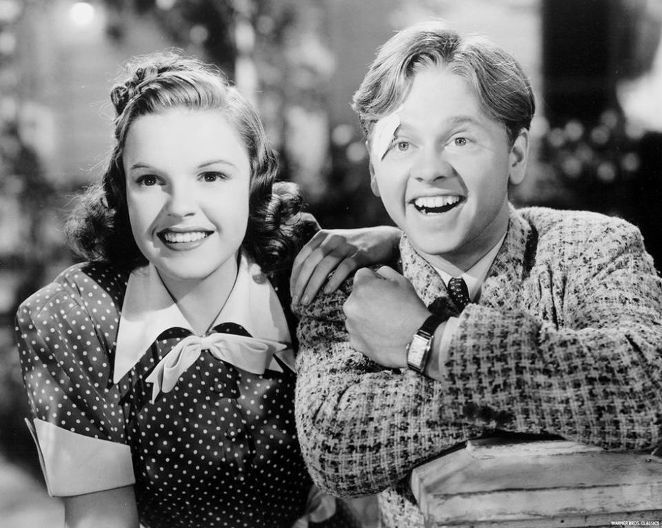 Judy Garland and Mickey Rooney