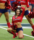 <p>Houston Texans cheerleaders perform during the game against the San Francisco 49ers at NRG Stadium on December 10, 2017 in Houston, Texas. (Photo by Bob Levey/Getty Images) </p>