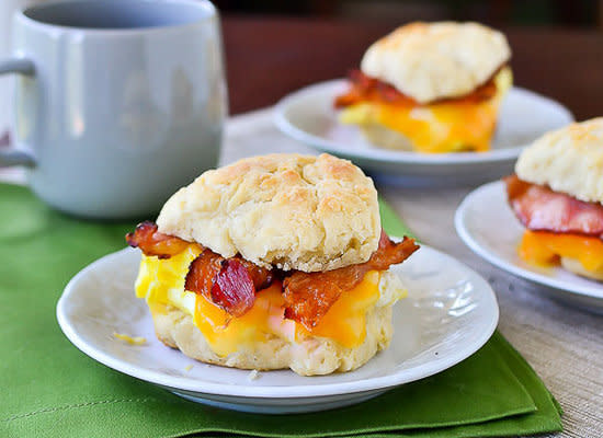 <strong>Get the <a href="http://www.justputzing.com/2012/10/bacon-egg-cheese-breakfast-sandwich.html">Bacon, Egg & Cheese Breakfast Sandwich recipe</a> by Just Putzing Around The Kitchen</strong>