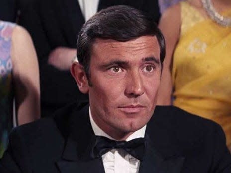 A picture of George Lazenby as James Bond.