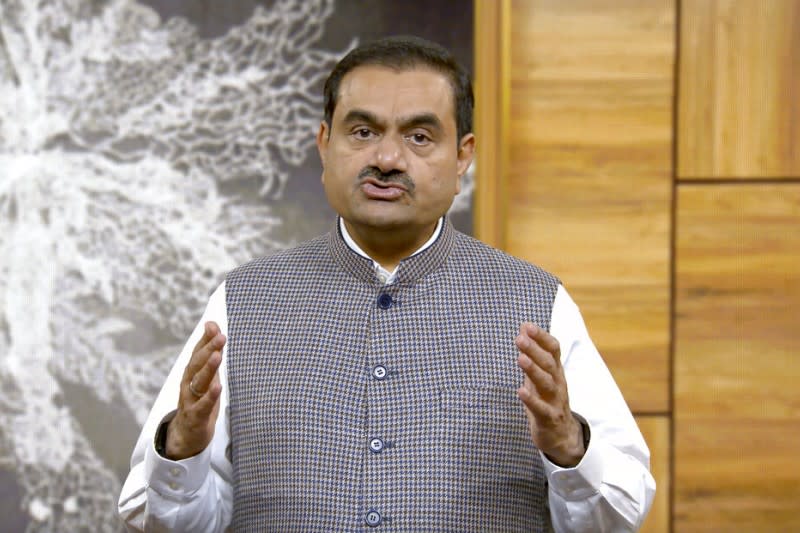 印度富豪、阿達尼集團創辦人阿達尼（Gautam Adani）。（AP）