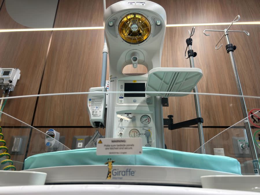 There’s a new place for newborns to get the medical care they need to make it home. Dell Children’s Medical Center in east Austin cut the ribbon on Monday on the expanded Neonatal intensive care unit (NICU) | Frank Martinez/KXAN News