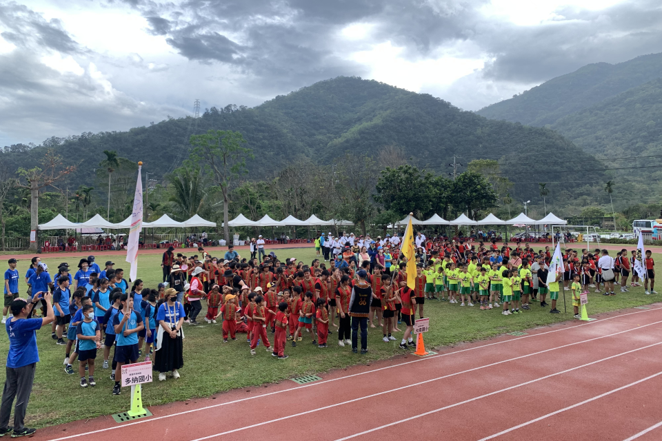 第七屆魯凱小學聯合運動會在臺東達魯瑪克實小舉辦