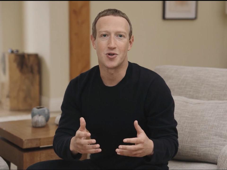 Mark Zuckerberg Facebook Connect 2021