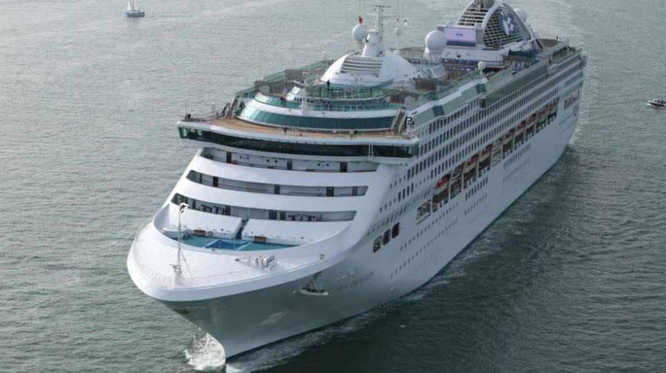 The Sea Princess took off from Sydney on a 104-day world tour. Source: Sea Princess