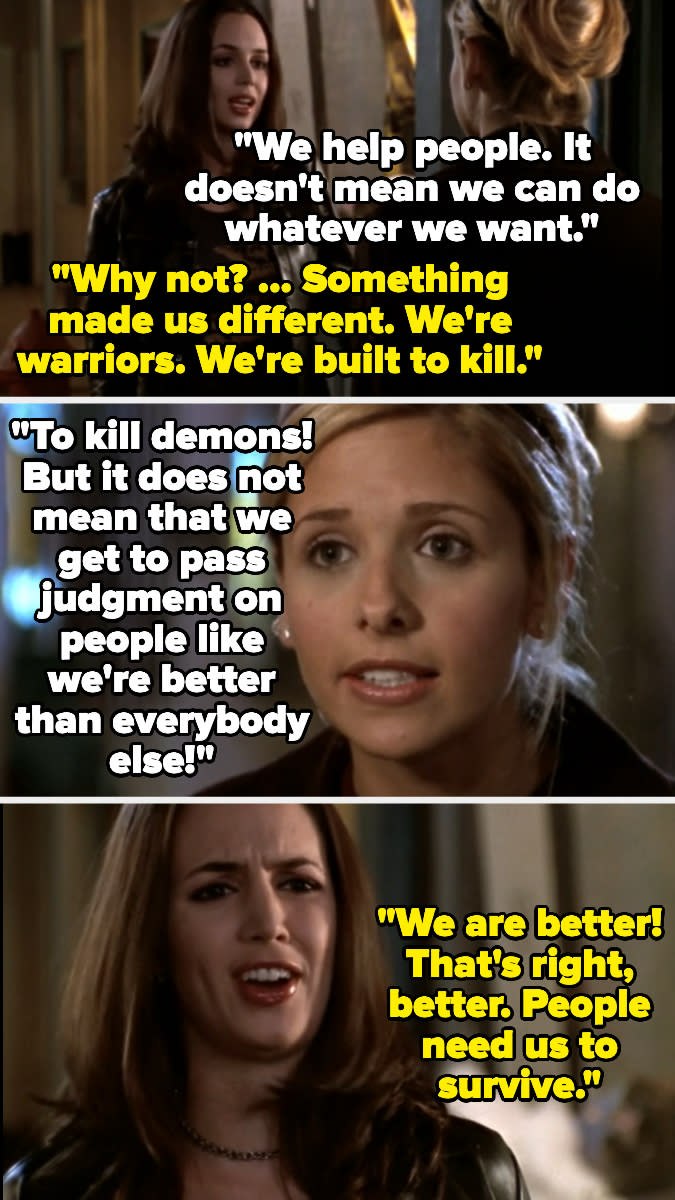 Screenshots from "Buffy the Vampire Slayer"