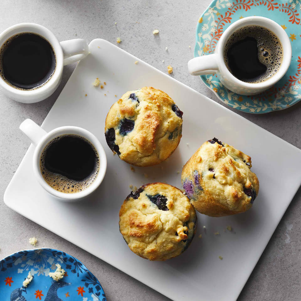 Low-Carb Blueberry Muffins