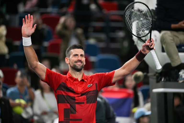 Former world number one Novak Djokovic breezed past Italy's Flavio Cobolli 61, 6-2 to reach the last 16 of the Shanghai Masters (HECTOR RETAMAL)