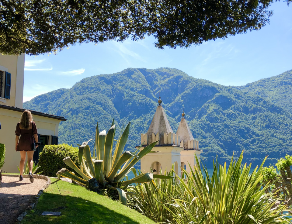 villa del balbianello on lake como, italy