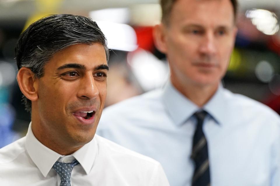 UK economy: Rishi Sunak and Jeremy Hunt