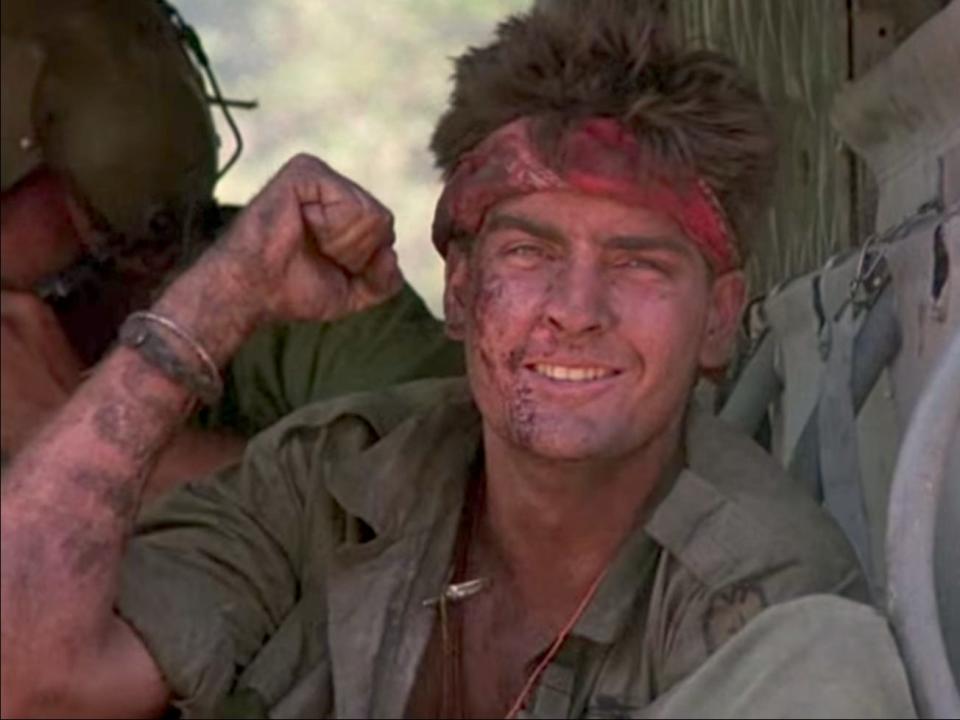 Platoon 1986 movie Charlie Sheen best picture