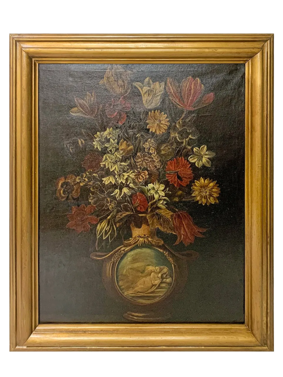 <p><a href="https://www.liveauctioneers.com/item/172144025_antique-european-oil-on-canvas-flowers-painting" rel="nofollow noopener" target="_blank" data-ylk="slk:Shop Now;elm:context_link;itc:0;sec:content-canvas" class="link ">Shop Now</a></p><p>Antique European Oil on Canvas Flowers Painting</p><p>liveauctioneers.com</p><p>$1.00</p>