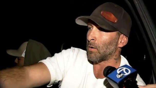 PHOTO: Chad Conover, a neighbor of the family whose child was attacked by a mountain lion, speaks to ABC News' San Francisco station KGO after the attack just, 40 miles south of San Francisco, left a young child in an unknown condition at a trauma center. (ABC News / KGO)