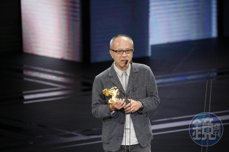 鍾孟宏首度拿原著劇本獎，他說《瀑布》的劇本很磨人。