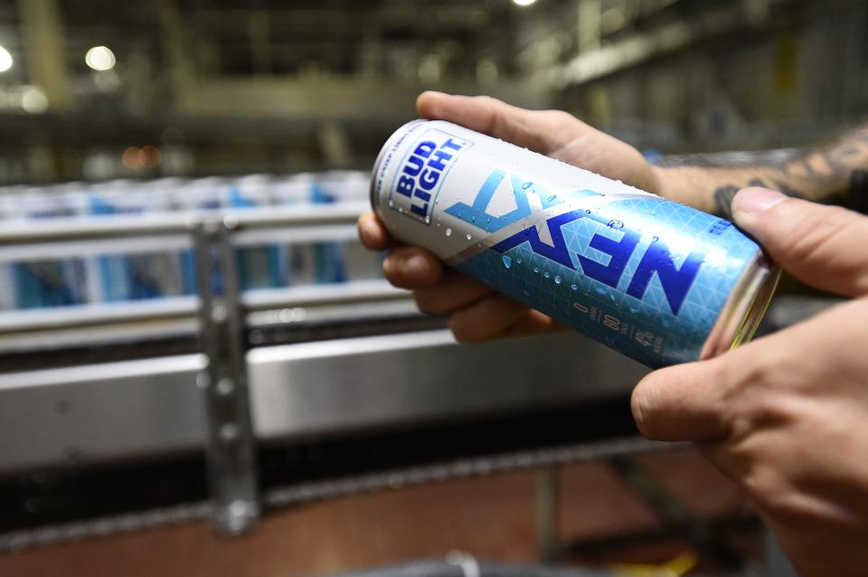 Bud Light Next, due in stores Feb. 7, is a beer with 4% alcohol by volume, 80 calories and zero carbs.