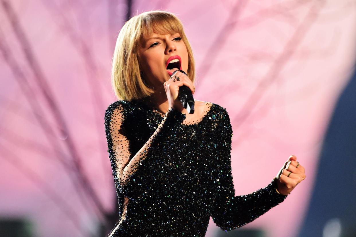 Career change? Taylor Swift looks set to join the X-Men franchise: Robyn Beck/AFP/Getty Images