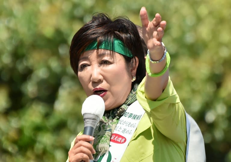 Tokyo's new mayor Yuriko Koike, a 64-year-old former TV anchorwoman, speaks fluent English and Arabic -- the latter acquired as a student in Cairo -- and has also served as environment minister