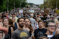 <p>A large crowd of people gathers ahead of the Boston Free Speech Rally in Boston, Mass., August 19, 2017. (Photo: Stephanie Keith/Reuters) </p>