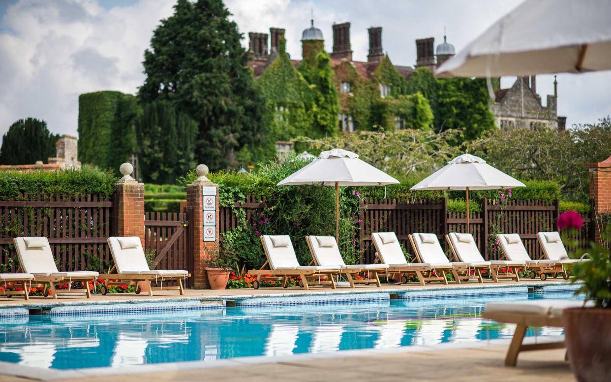 Eastwell Manor's spa is one of the best in Kent, with an extensive range of wellbeing and beauty treatments, a 20-metre pool, sauna, steam room and hydrotherapy pool, and gym - Fleur Challis Photography