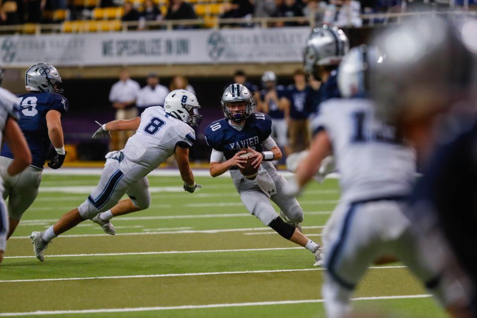 Xavier quarterback Ronan Thomas will hope to repeat the success of 2022, which ended with a state championship.