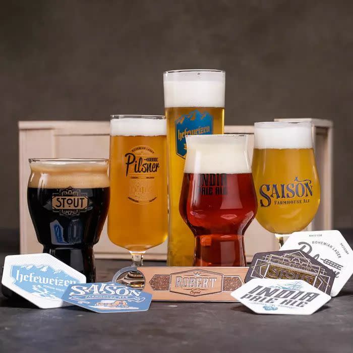 Personalized Beer Aficionado Crate