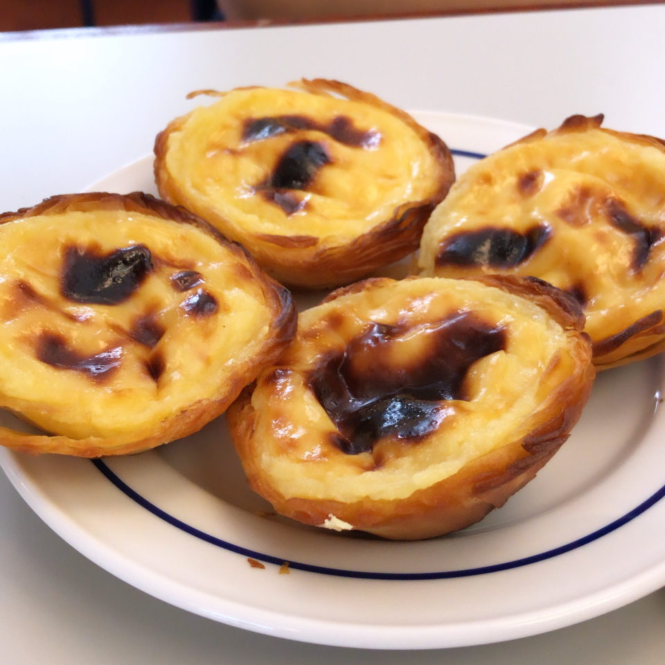 The famous Portuguese egg tart served at Pastéis de Belém in Lisbon. Photo: Yahoo Lifestyle Australia