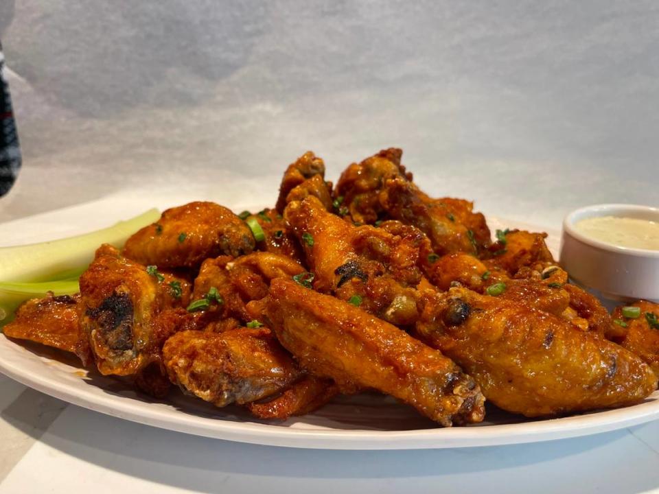 Wings are one of the most popular things to eat on Super Bowl Sunday. Sugar Factory inside Hard Rock Casino Biloxi is featuring a giant hot honey wing platter to munch during the game. Courtesy of Sugar Factory