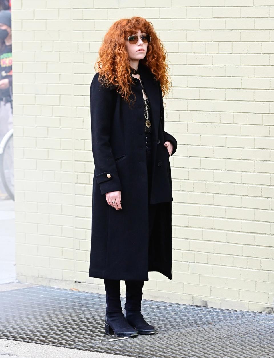 <p>Natasha Lyonne is spotted in N.Y.C.'s Soho neighborhood on Thursday.</p>