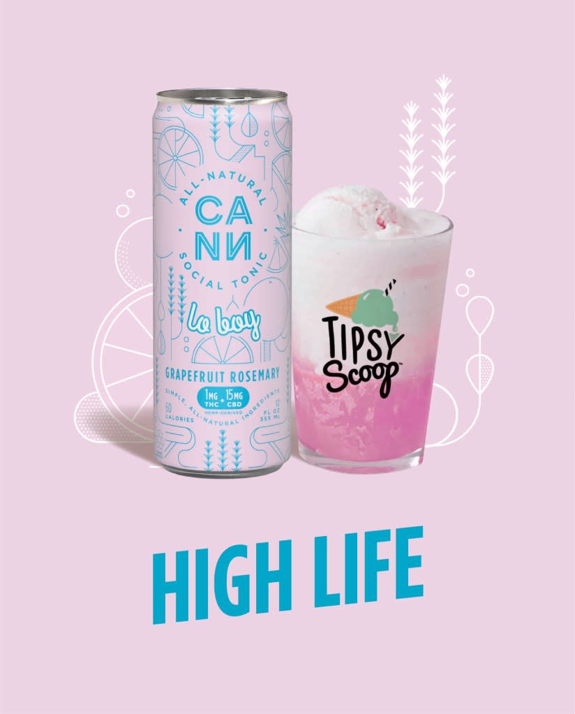 Tipsy Scoop x Cann’s High Life. Tipsy Scoop