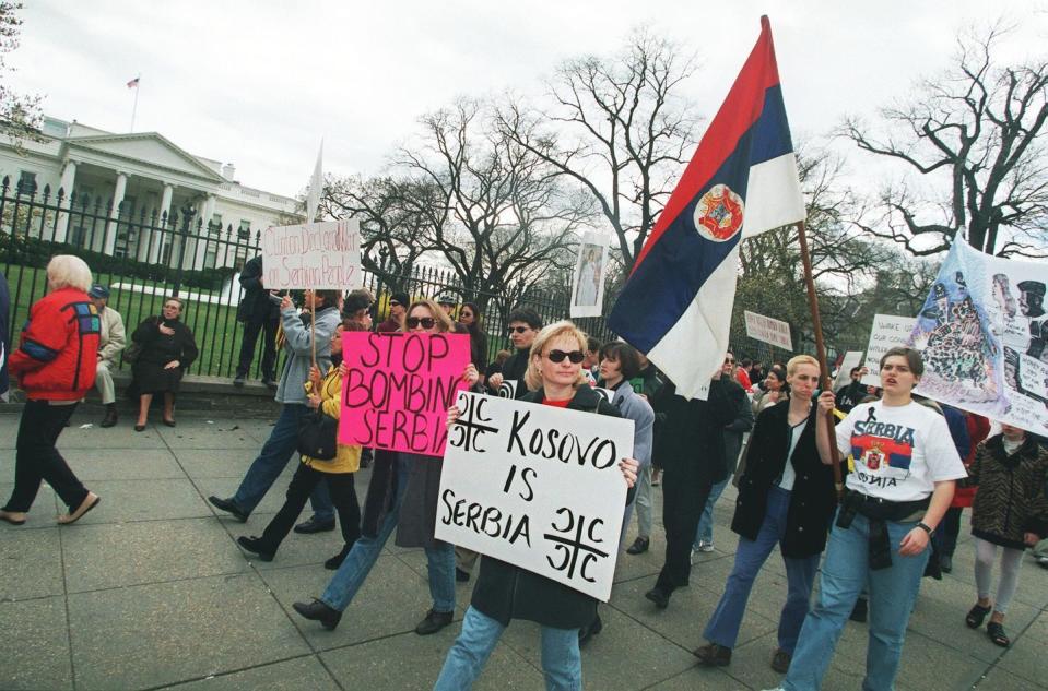 1999 — Protests Against Bombings in Yugoslavia