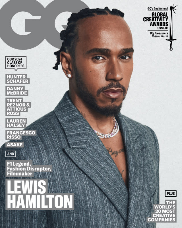 <p><a href="https://www.gq.com/story/lewis-hamilton-creativity-awards-profile" rel="nofollow noopener" target="_blank" data-ylk="slk:Lewis Hamilton for GQ's April 2024 Creativity Issue. Photo: Campbell Addy/Courtesy of GQ;elm:context_link;itc:0;sec:content-canvas" class="link ">Lewis Hamilton for GQ's April 2024 Creativity Issue. Photo: Campbell Addy/Courtesy of GQ</a></p>