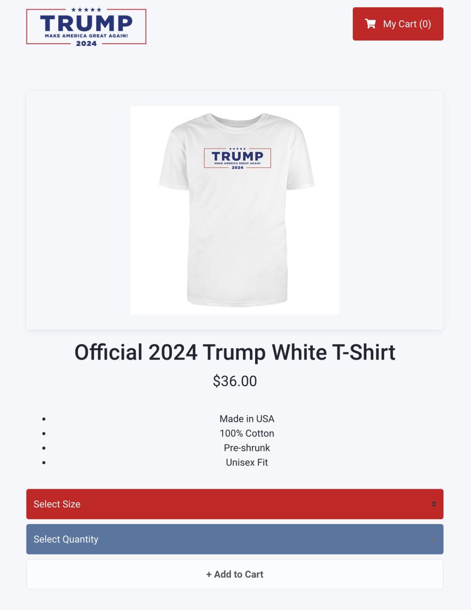 Trump t-shirt