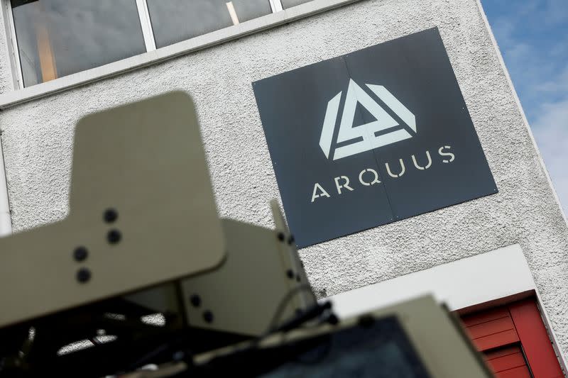 Production line at the Arquus military vehicle production plant in Limoges