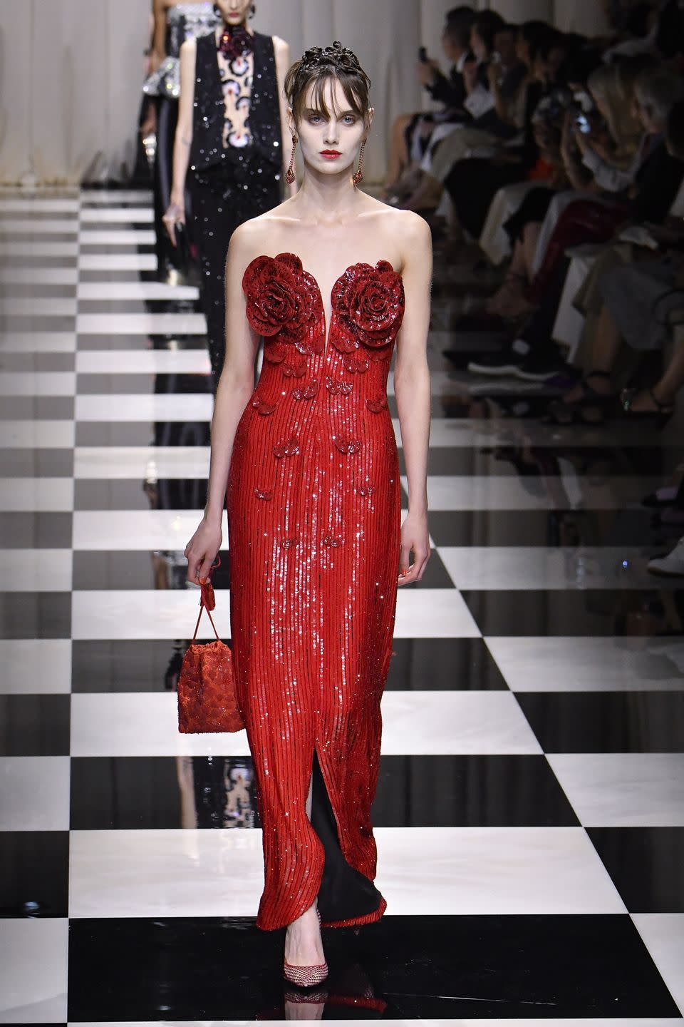 armani prive runway fallwinter 2023 2024 paris haute couture fashion week