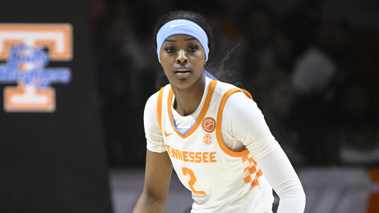 Tennessee forward Rickea Jackson has played only two games this season as the Lady Vols are middling at 5-5 ahead of the start of SEC play. (AP Photo/John Amis)