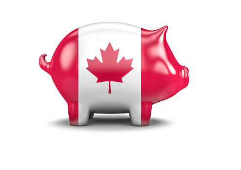 Canadian piggy bank