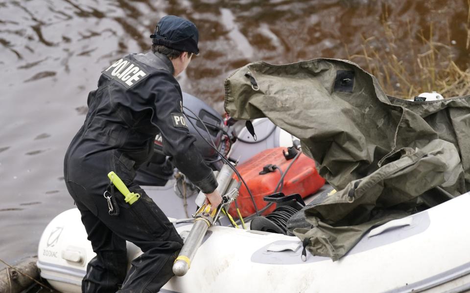 Police involved in the search for Nicola Bulley have used drones and underwater drones - Danny Lawson/PA