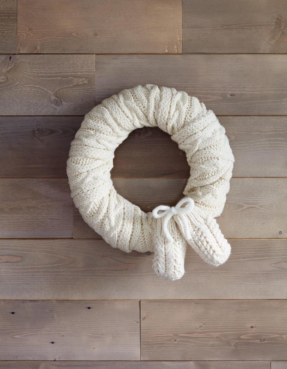 Scarf Wreath