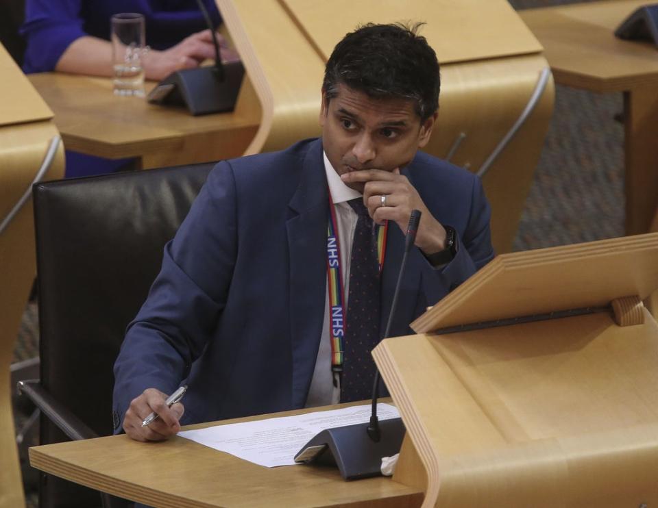 Conservative MSP Sandesh Gulhane has criticised the waiting times (Fraser Bremner/Daily Mail/PA) (PA Wire)