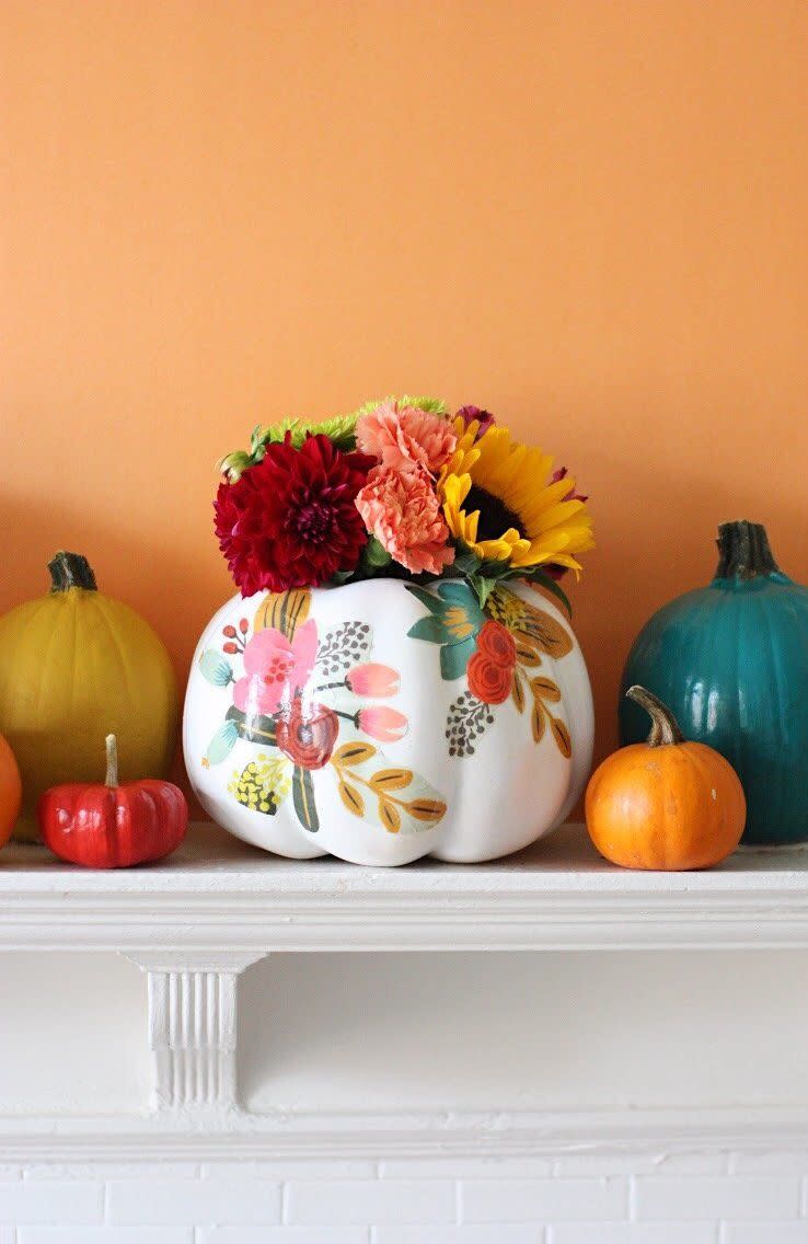 Floral Pumpkins